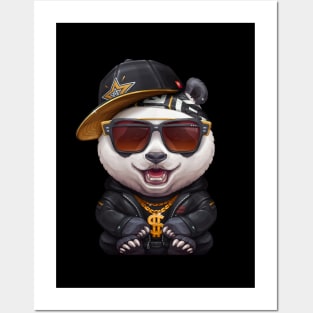 Panda Hip-Hop Super Star Posters and Art